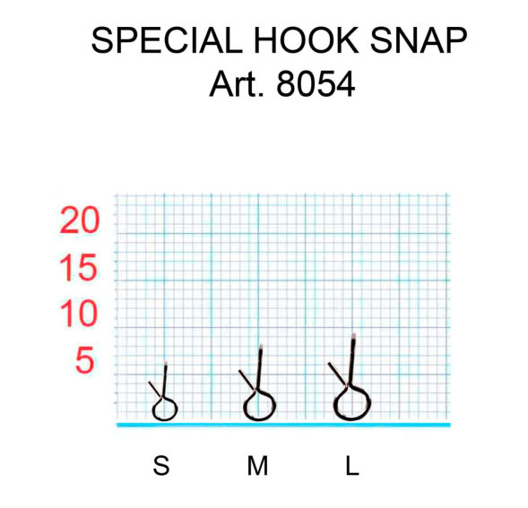 Застежка Fish Season нахлыст/балансир №M 3кг 6шт 8054-MF