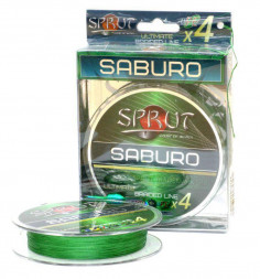 Леска плетеная SPRUT Saburo Soft Ultimate X 4 Dark Green 0.28 140м