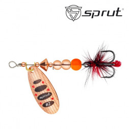 Блесна Sprut Caspia Spinner №2 4.5г/CBK