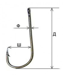 Крючок FISH SEASON Sode-ring №10 BN 8шт 10006-10F