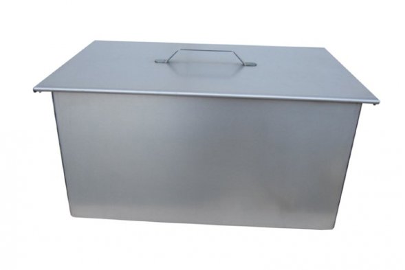 Коптильня 2-х ярусная нерж. 600*320*250 0.8мм 981082