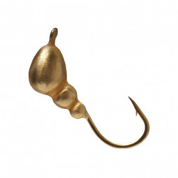 Мормышка вольфрамовая Lumicom Муравей с ушком Ф5 золото, цена за 1 шт.