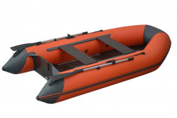 Надувная лодка FLINC FT320K оранжево-графитовый