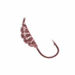 Мормышка вольфрамовая Lumicom Опарыш Ф4 медь, цена за 1 шт.